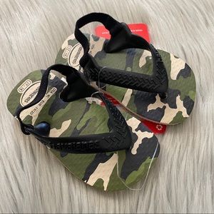 HAVAIANAS Baby Camo Sandals NWT